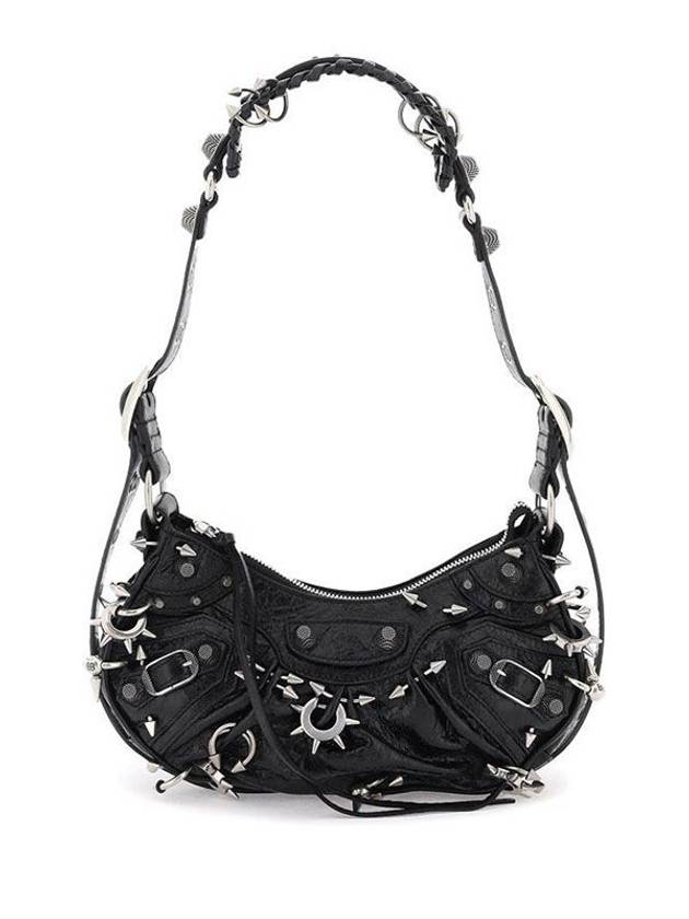 Le Cargol XS Metal Detail Shoulder Bag Black - BALENCIAGA - BALAAN 2