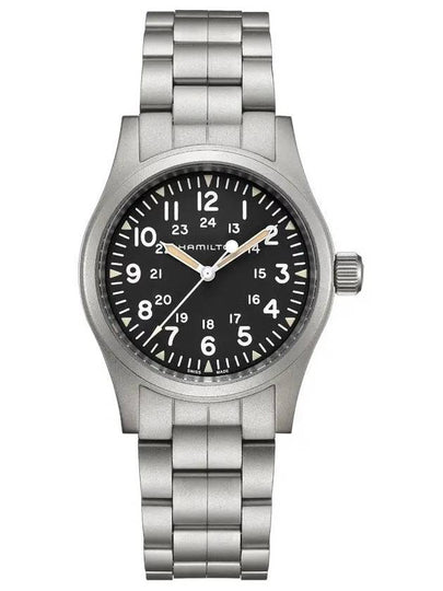 Khaki Field Mechanical Metal Watch Silver - HAMILTON - BALAAN 2