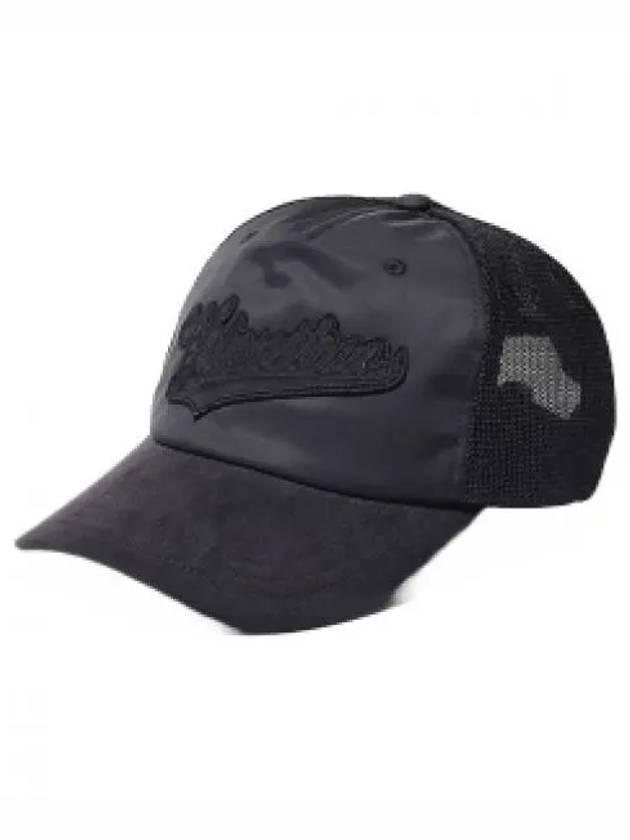 VLTN Logo Embroidery Base Ball Cap Black - VALENTINO - BALAAN 2