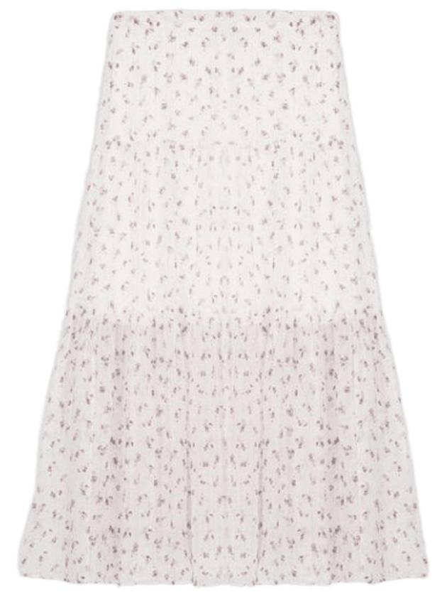 Prairie Rose A Line Skirt Ivory - MAJE - BALAAN 1