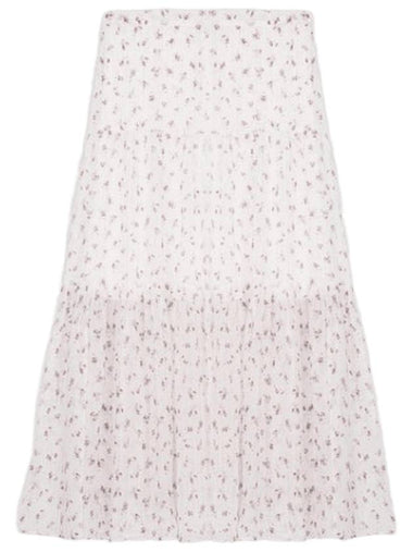 Prairie Rose A Line Skirt Ivory - MAJE - BALAAN 1