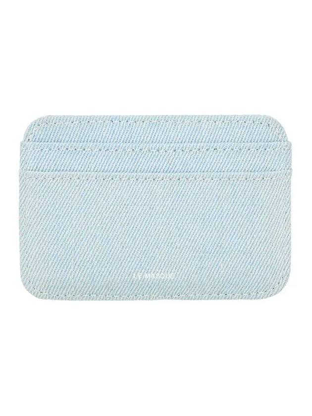 Daisy Slim Mini Transportation Card Wallet Light Denim - LE MASQUE - BALAAN 3