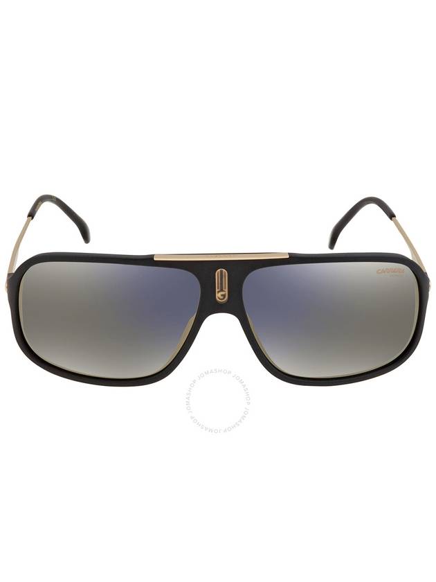 Carrera Grey Gold Mirror Pilot Unisex Sunglasses COOL65 0I46/JO 64 - CARRERA - BALAAN 1