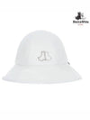 Women s Stitched Bucket Hat 8624LXAH IVORY - BLACK&WHITE - BALAAN 1