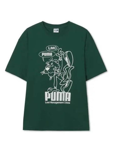 LMC Graphic Short Sleeve T Shirt Green 940067 03 - PUMA - BALAAN 1