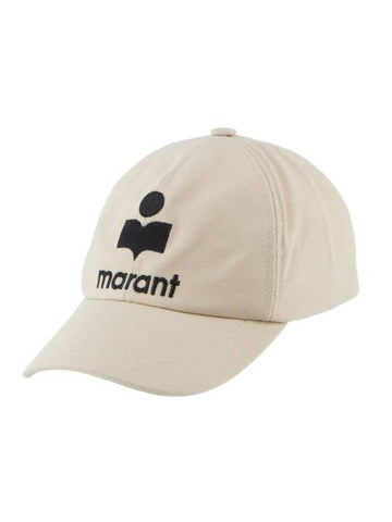 Tyron Logo Ball Cap Beige - ISABEL MARANT - BALAAN 1