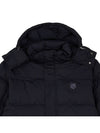 Puffer Bold Fox Head Patch Nylon Hood Padding Black - MAISON KITSUNE - BALAAN 4