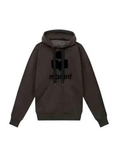 Mansel Logo Hoodie Faded Black - ISABEL MARANT - BALAAN 2