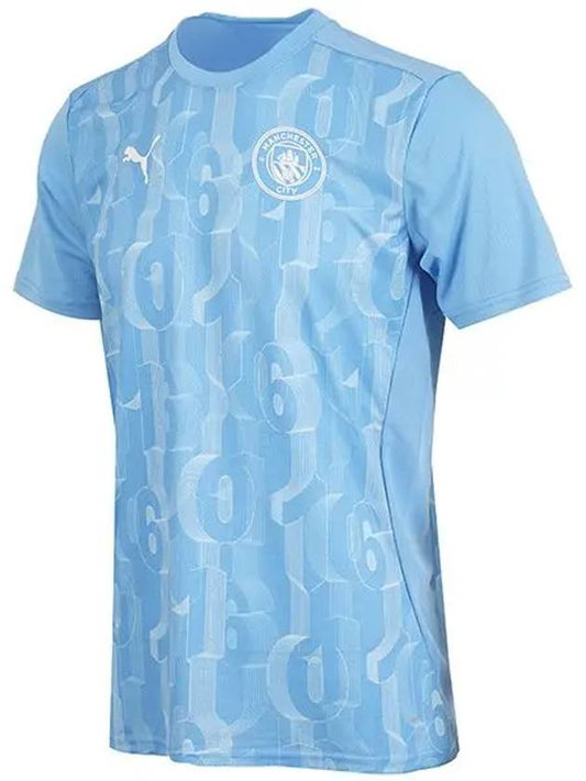 Short Sleeve T-shirt Manchester City Pre-Match Jersey Top Manchester City 777578 21 - PUMA - BALAAN 2