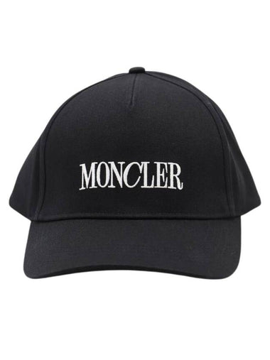 Logo lettering ball cap dark blue - MONCLER - BALAAN 1