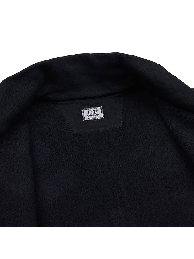 Logo Cotton High Neck Zip-Up Jacket Black - CP COMPANY - BALAAN 11