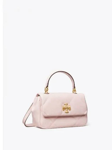 Kira Diamond Quilted Top Handle Tote Bag Rose Salt Domestic Product GM0024010281253 - TORY BURCH - BALAAN 1