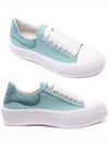 Deck Plimsol Low Top Sneakers Green - ALEXANDER MCQUEEN - BALAAN 3