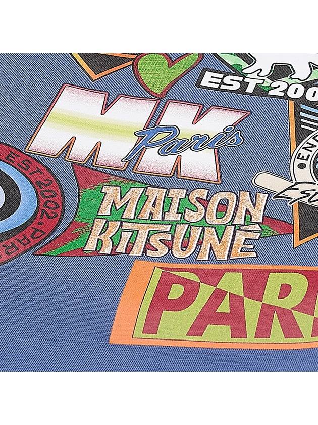 Maison Kitsune Men s Surf Collage T Shirt MM00116KJ0119 P433 - MAISON KITSUNE - BALAAN 8