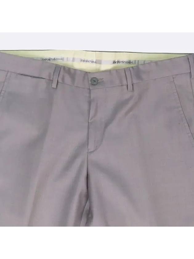 Armani Light Gray Color Virgin Wool Blend Men s Suit Pants 50 - GIORGIO ARMANI - BALAAN 2