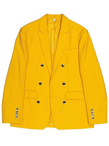 Burberry Marigold Tailored Wool Blazer Jacket, Brand Size 46 (US Size 36) - BURBERRY - BALAAN 1