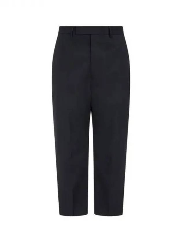 MEN Cropped Wool Baggy Pants Black 270209 - RICK OWENS - BALAAN 1