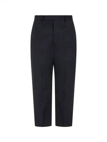 MEN Cropped Wool Baggy Pants Black 270209 - RICK OWENS - BALAAN 1