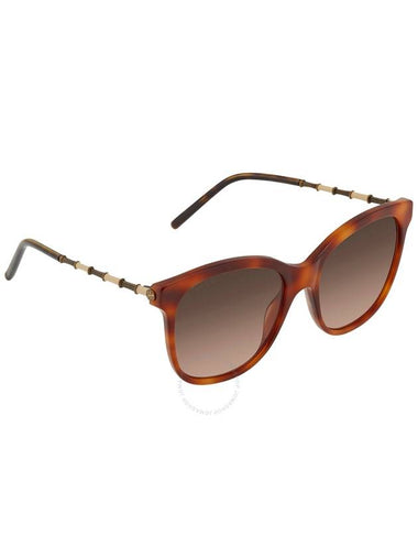 Gucci Brown Gradient Square Ladies Sunglasses GG0654S 003 56 - GUCCI - BALAAN 1