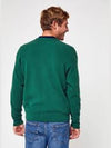 Relaxed Fit Button Wool Cardigan Green - LACOSTE - BALAAN 6