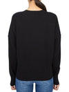 Marisans Crew Neck Wool Knit Top Black - ISABEL MARANT - BALAAN 5