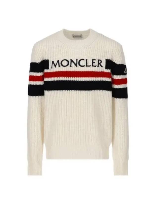 Kids Logo Knit Sweater 9C00006M1131 F07 - MONCLER - BALAAN 1