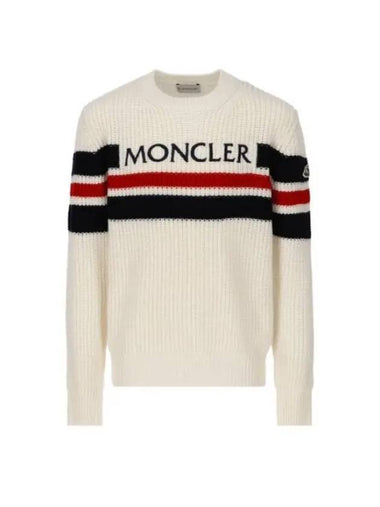 Kids Logo Knit Sweater 9C00006M1131 F07 - MONCLER - BALAAN 1