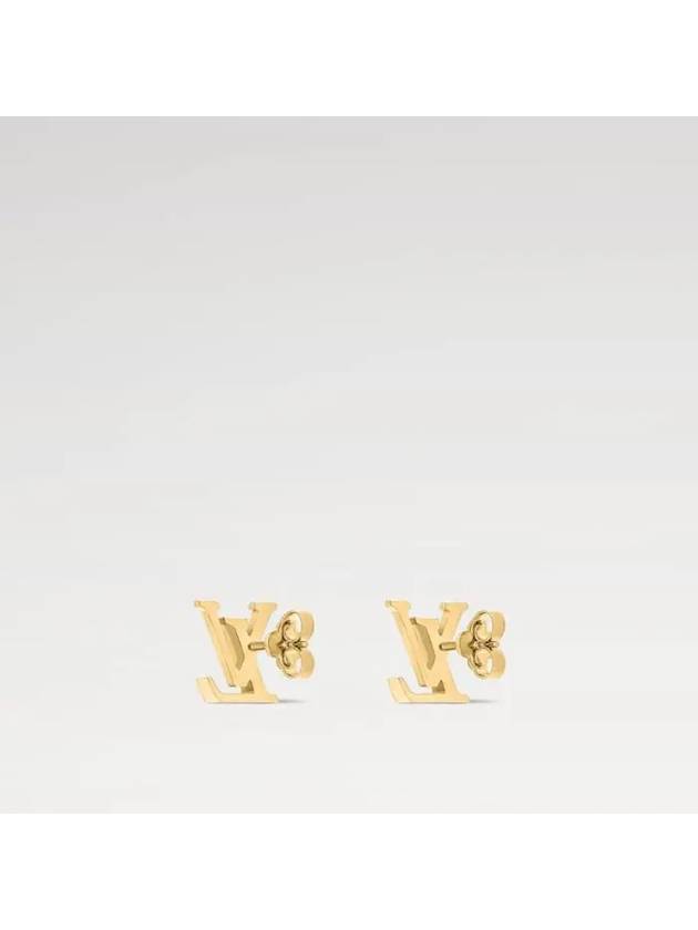 LV Iconic Earrings Gold - LOUIS VUITTON - BALAAN 4