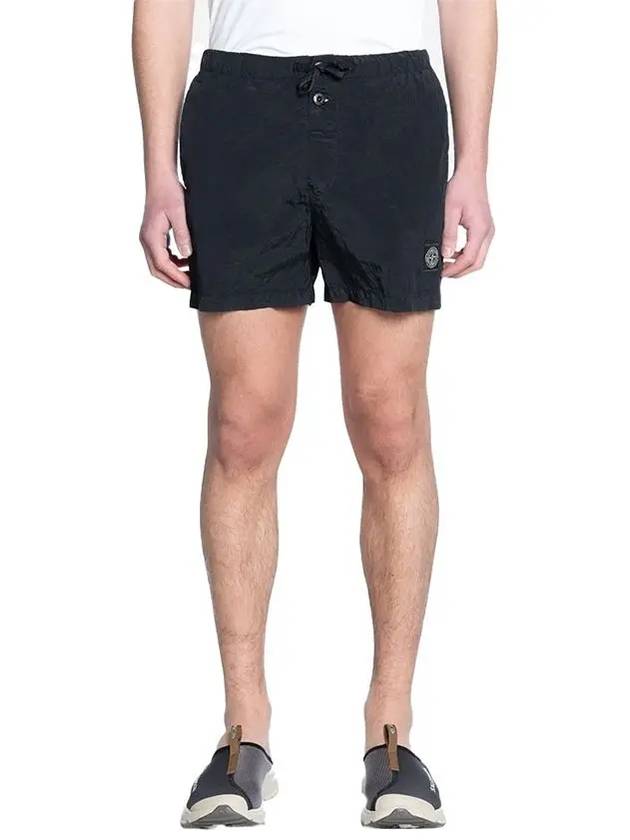 Swimming Nylon Trunk Shorts Black - STONE ISLAND - BALAAN 5