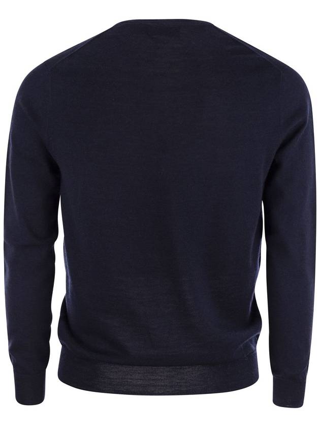 logo embroidery V-neck sweater 710876848 - POLO RALPH LAUREN - BALAAN 3