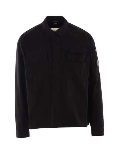 CP Company Long Sleeve Shirt 18CMSH128A110143G BLACK - CP COMPANY - BALAAN 2