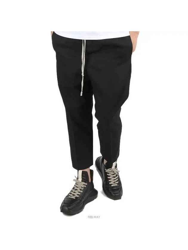 Drawstring Waist Baggy Pants Black - RICK OWENS - BALAAN 2