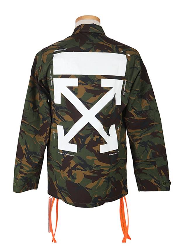 Camouflage Field Jacket Green - OFF WHITE - BALAAN 4