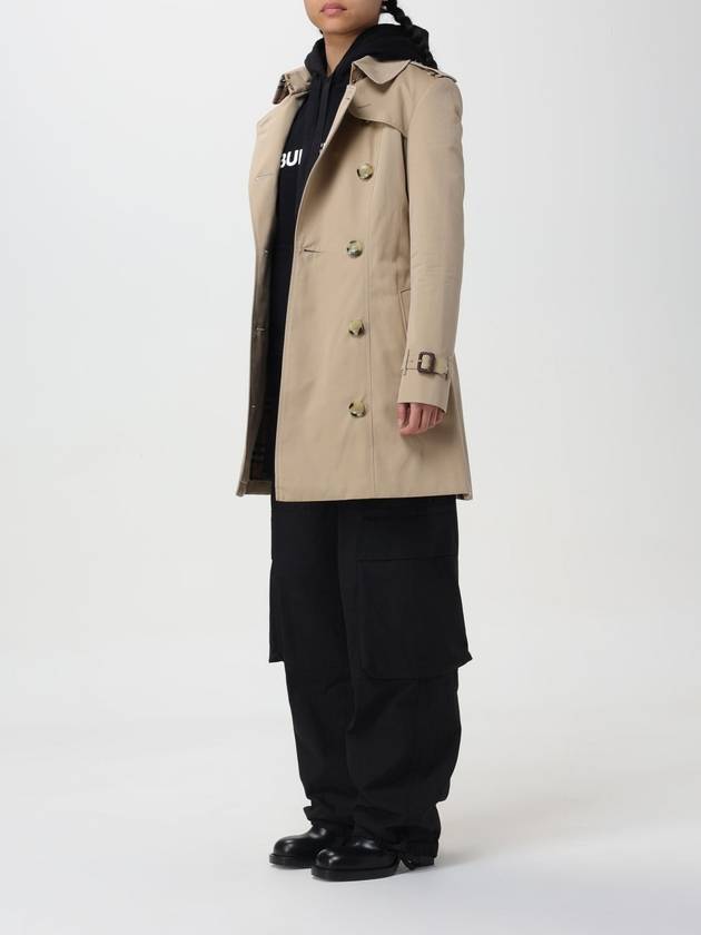 Short Chelsea Heritage Trench Coat Beige - BURBERRY - BALAAN 5