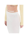 Women's The Pralù Pencil Skirt Off-White - JACQUEMUS - BALAAN 5