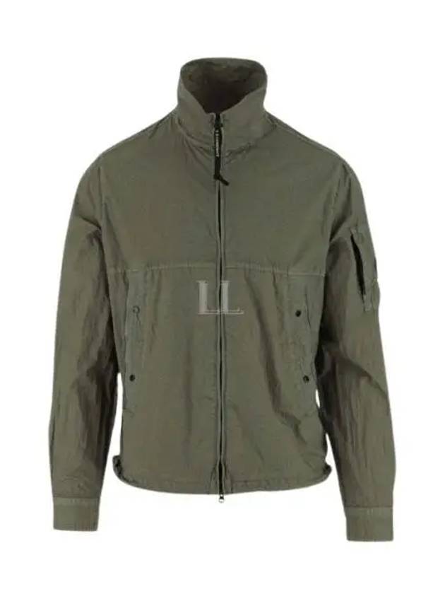 Tylon L Zipper Long Sleeve Shirt Green - CP COMPANY - BALAAN 2