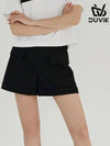 spandex wide roll-up 4-quarter shorts DD2WPT303BK - DUVIK - BALAAN 6