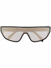 Eyewear Acetate Frame Mirror Lens Sunglasses Black - CELINE - BALAAN 2