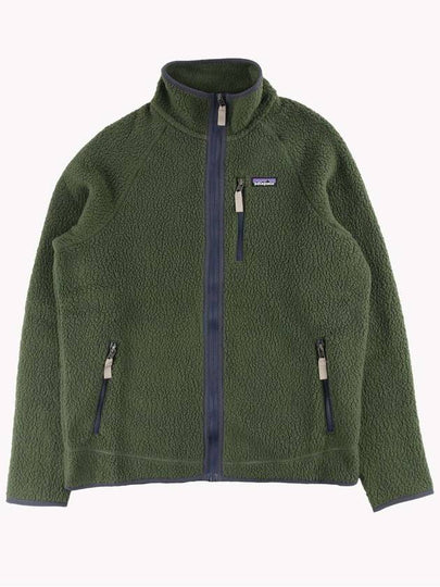 Fleece Retro Zip-Up Jacket Green - PATAGONIA - BALAAN 2