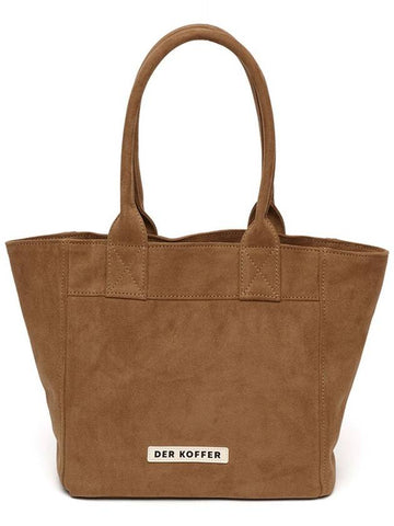 SHOPPER SUEDE BROWN MD - DER KOFFER - BALAAN 1