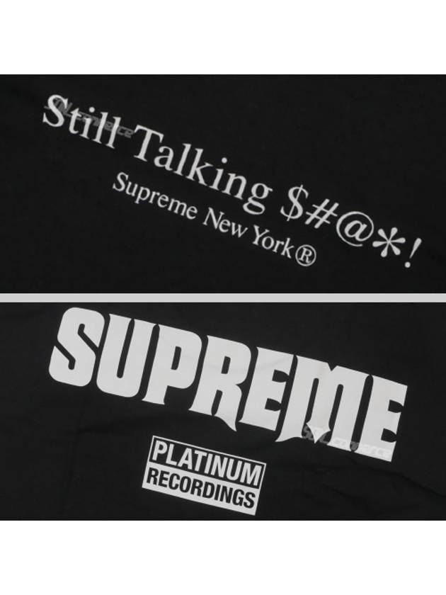 Still Talking Tee Black Supreme - SUPREME - BALAAN 3