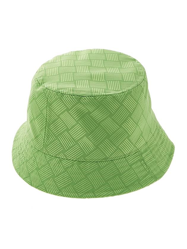 Intrecciato Jacquard Bucket Hat Acid Green - BOTTEGA VENETA - BALAAN 1