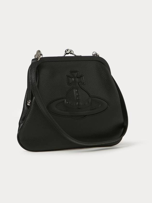 ORB Logo Shoulder Bag Black - VIVIENNE WESTWOOD - BALAAN 4