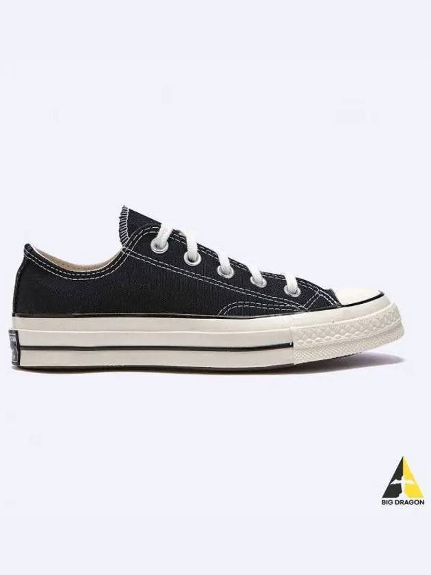 Chuck Taylor 70 All Star Canvas Low Top Sneakers Black - CONVERSE - BALAAN 2