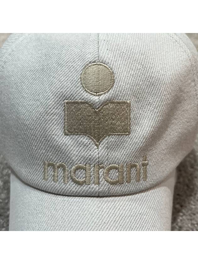 Tyron Embroidered Logo Ball Cap Aqua - ISABEL MARANT - BALAAN 5