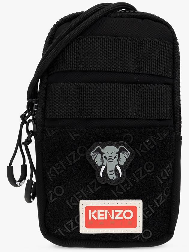 Lanyard Phone Case Black - KENZO - BALAAN 2