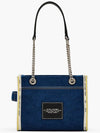 Denim Chain The Small Tote Dark Wash 2F4HTT029H05 473 - MARC JACOBS - BALAAN 2