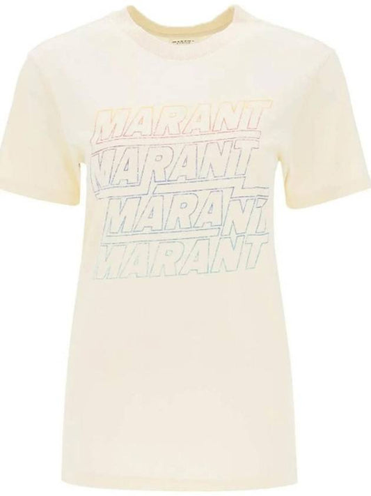 Women s Joelyn Logo T Shirt TS0147FA B1N09E 23EC - ISABEL MARANT - BALAAN 1