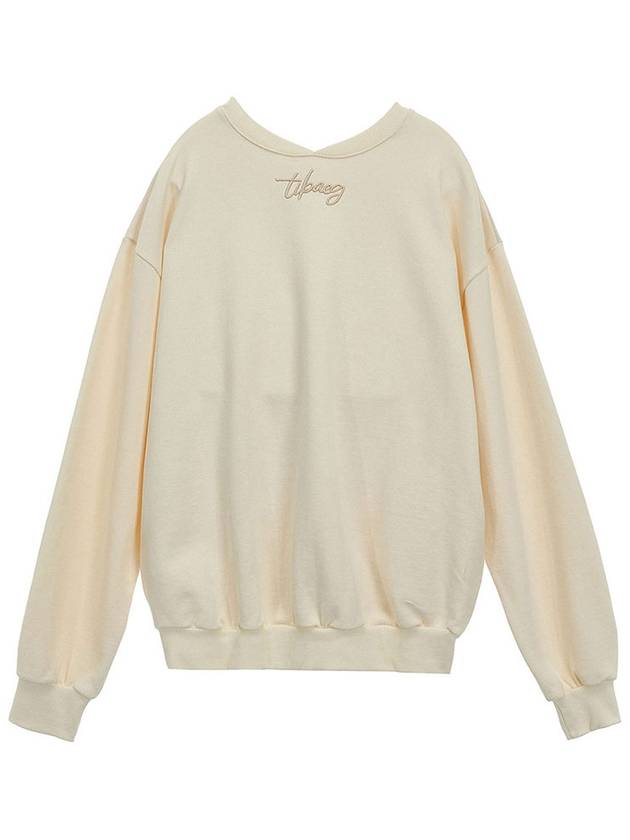 FLOWER SWEATSHIRTS CR sweatshirt cream - TIBAEG - BALAAN 6