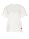 Logo Label Cotton 3 Pack Short Sleeve T-Shirt White - JIL SANDER - BALAAN 2